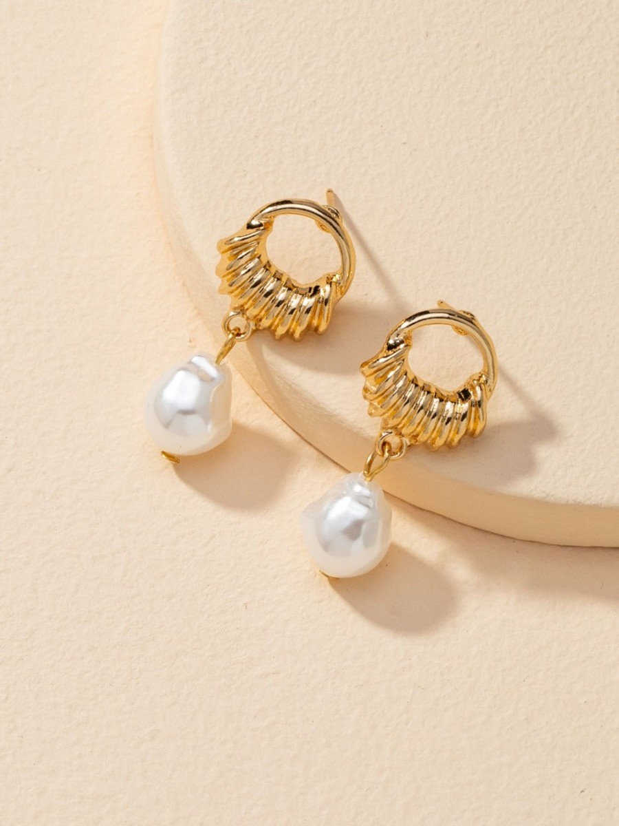 Jewellery Angels Whisper | Monaco Pearl Drop Earrings