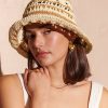 Headwear Angels Whisper | Crochet Summer Straw Hat In White