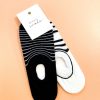 Other Angels Whisper | Monochrome Striped Ankle Socks 2 Pack