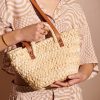 Bags Angels Whisper | Annie Picnic Summer Straw Bag - Small