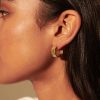 Jewellery Angels Whisper | Silva Gold Plated Loop Earrings